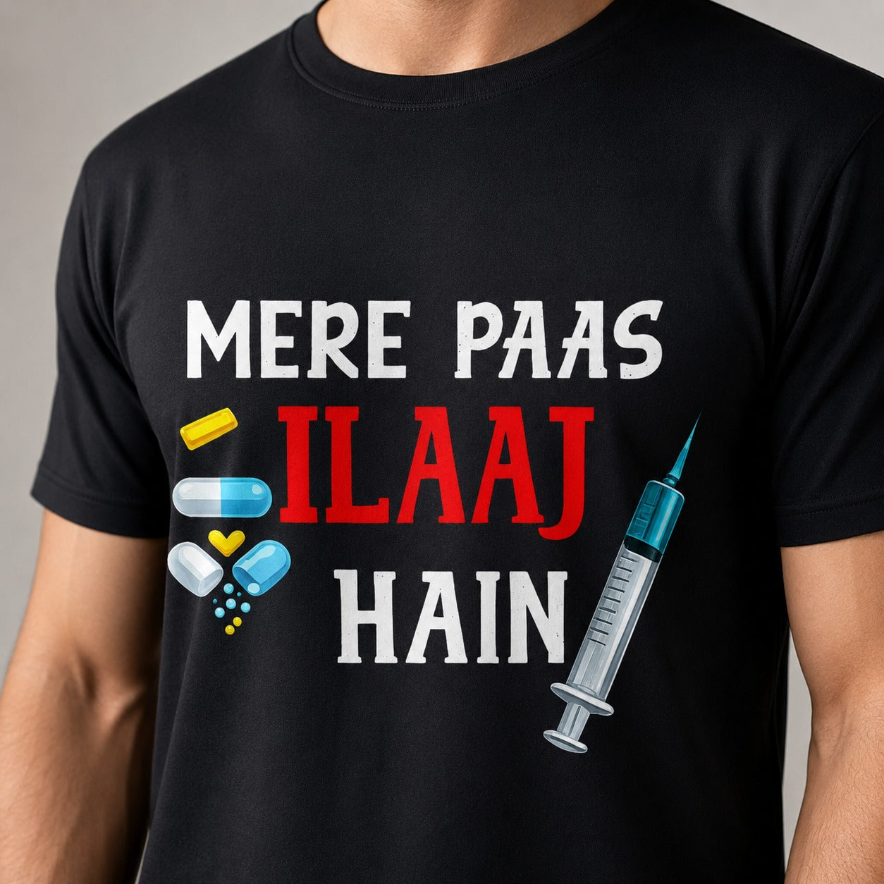 Mere Paas Ilaaj Hain Graphic T-Shirt