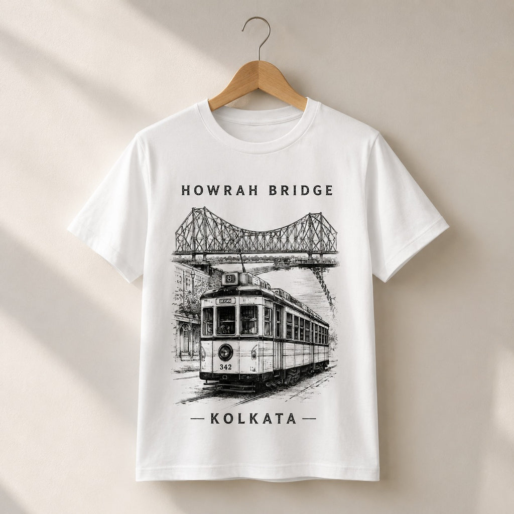 Howrah Bridge Kolkata Graphic T-Shirt