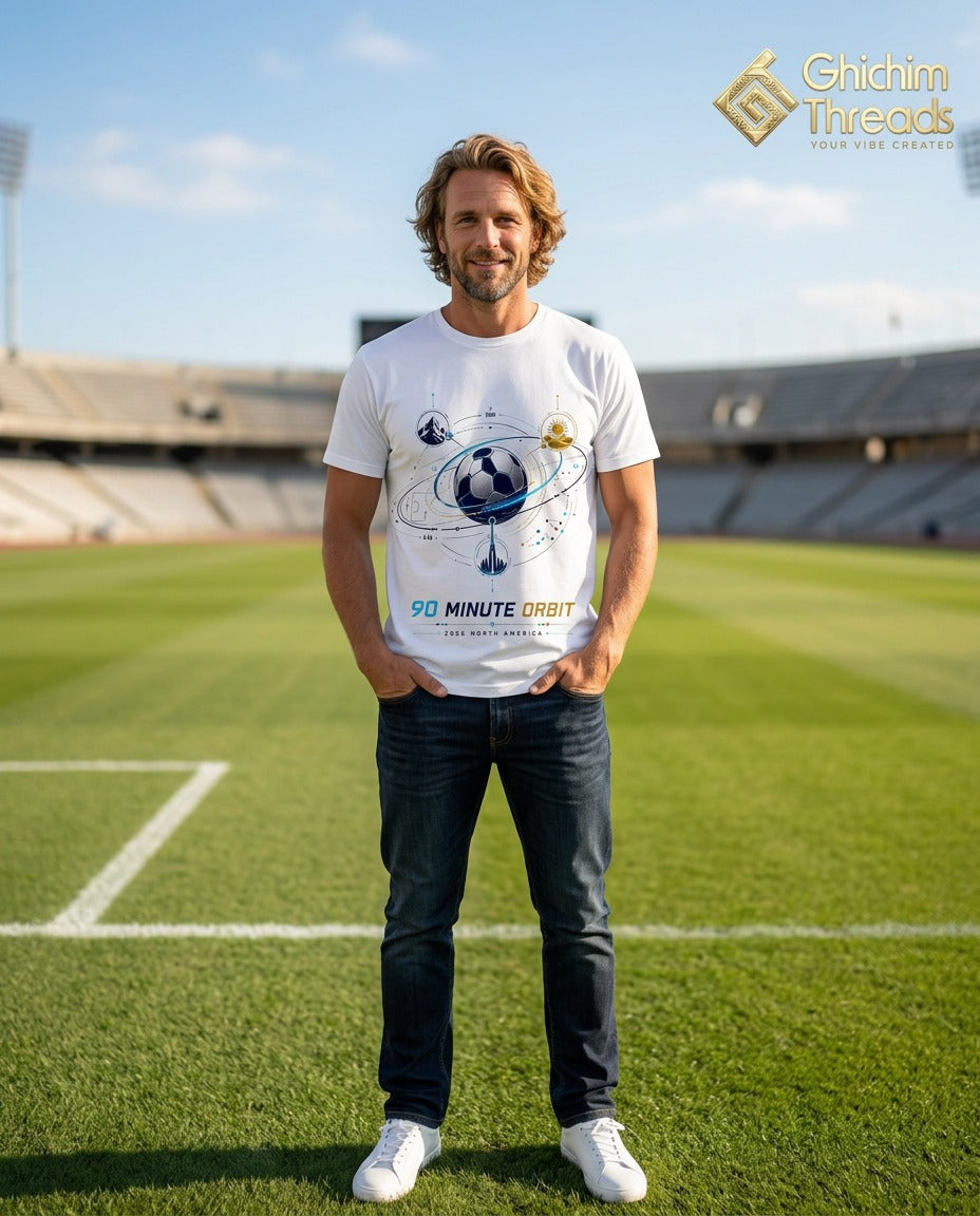 90 Minute Orbit Football Graphic T-Shirt Secondary image