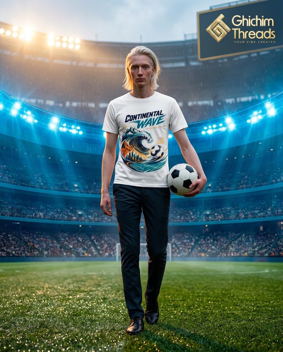 Continental Wave Football 2026 Graphic T-Shirt