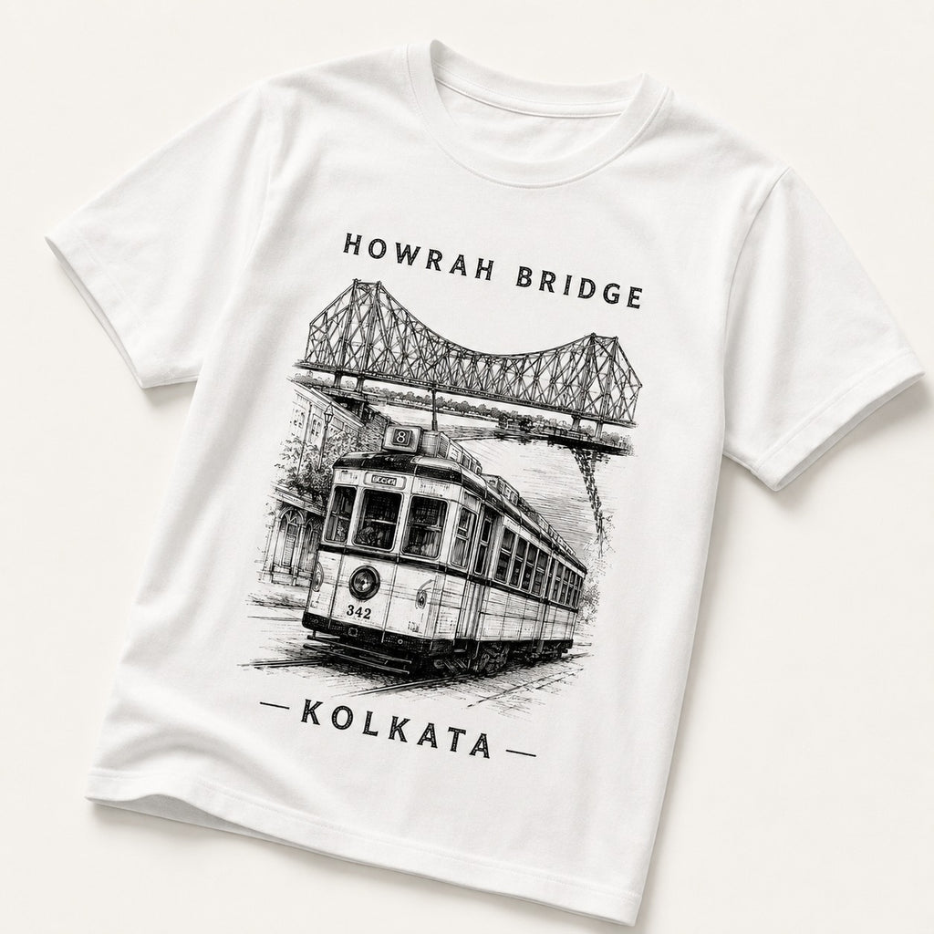 Howrah Bridge Kolkata Graphic T-Shirt