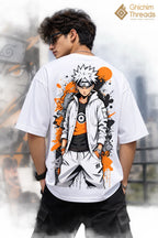Anime Drip 210 GSM Oversized Tee