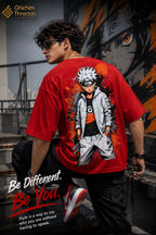 Anime Drip 210 GSM Oversized Tee