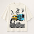 Kolkata Icons Bengali Graphic T-Shirt