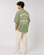 Angelo's Espresso Coffee Oversized Graphic T-Shirt