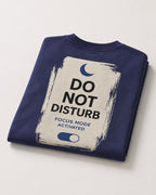 Do Not Disturb Focus Mode Oversized Graphic T-Shirt