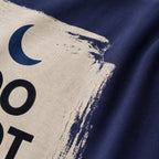 Do Not Disturb Focus Mode Oversized Graphic T-Shirt