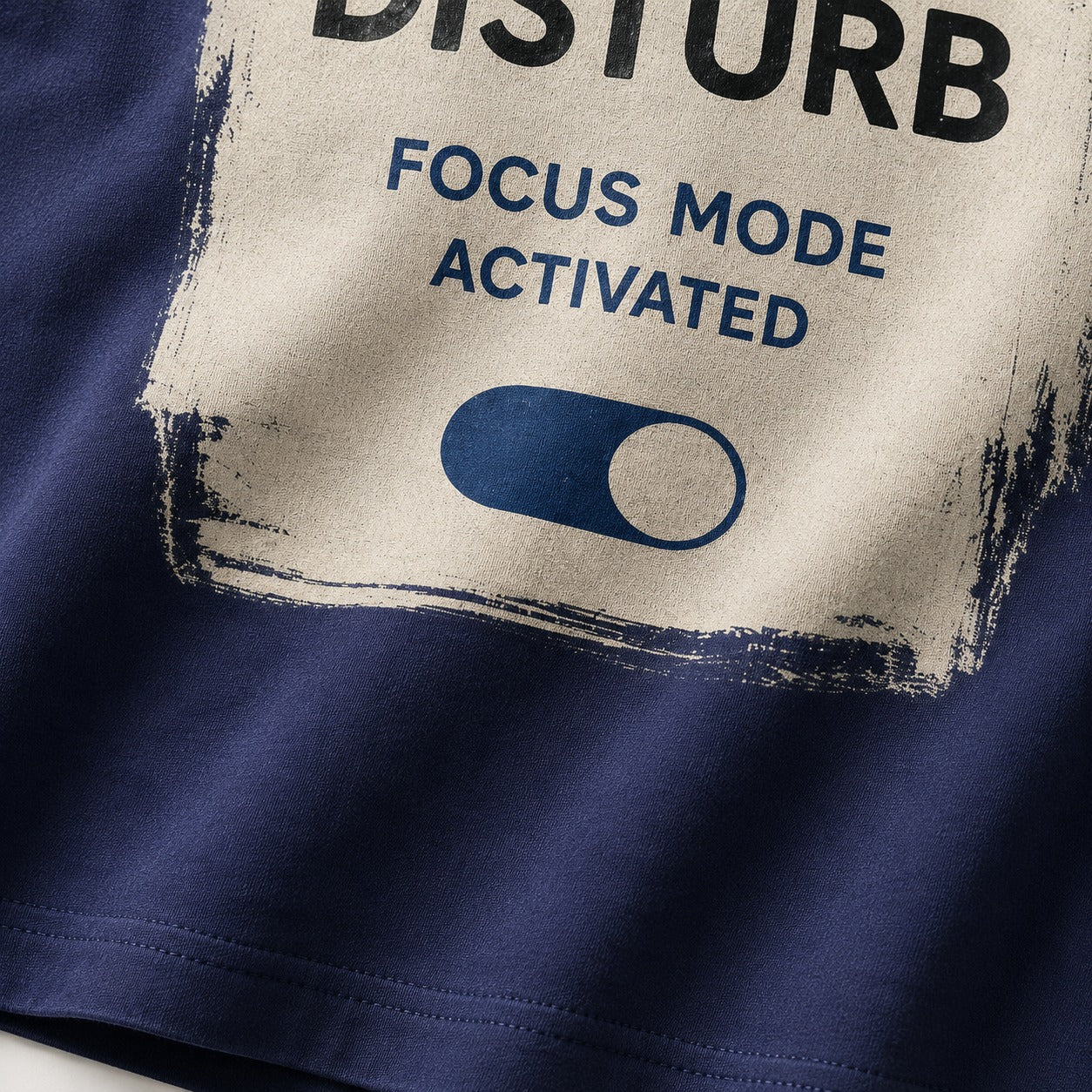 Do Not Disturb Focus Mode Oversized Graphic T-Shirt