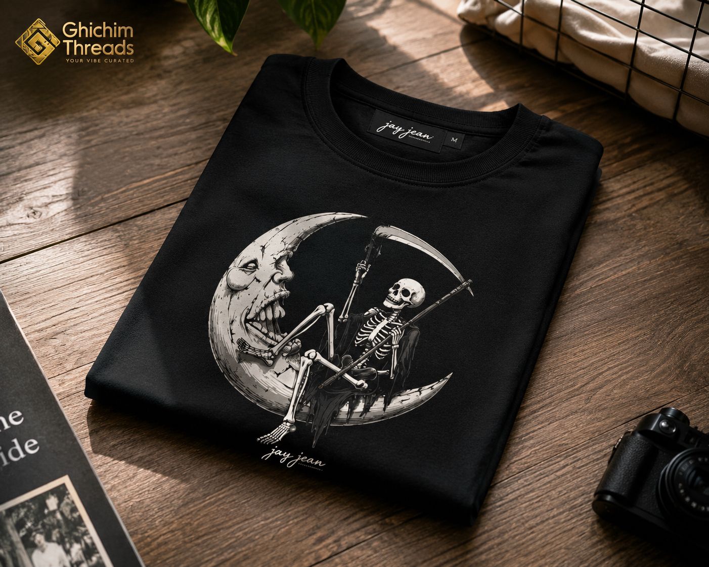 Moonlit Reaper Regular Graphic T-Shirt