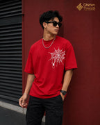 Spider Web Oversized T-Shirt