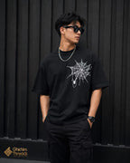 Spider Web Oversized T-Shirt