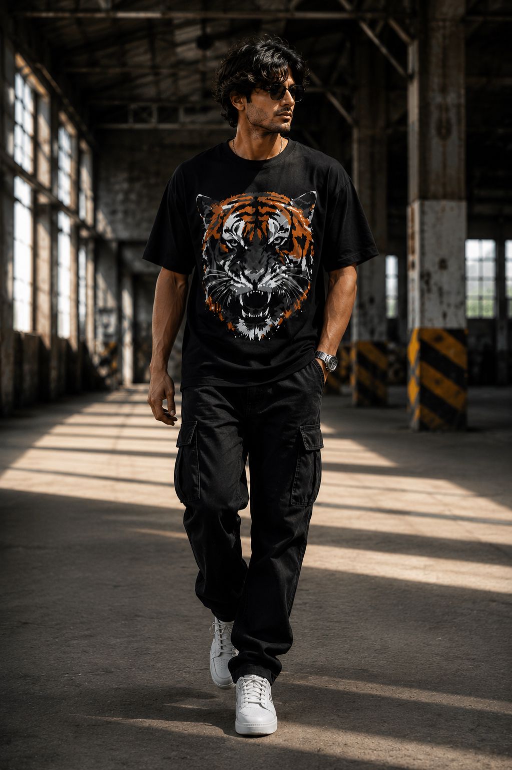 Tiger Oversized Premium T-Shirt – Unleash Your Wild Side