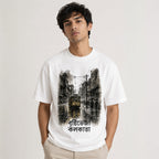 Brishtibheja Kolkata Bengali Tram Graphic T-Shirt
