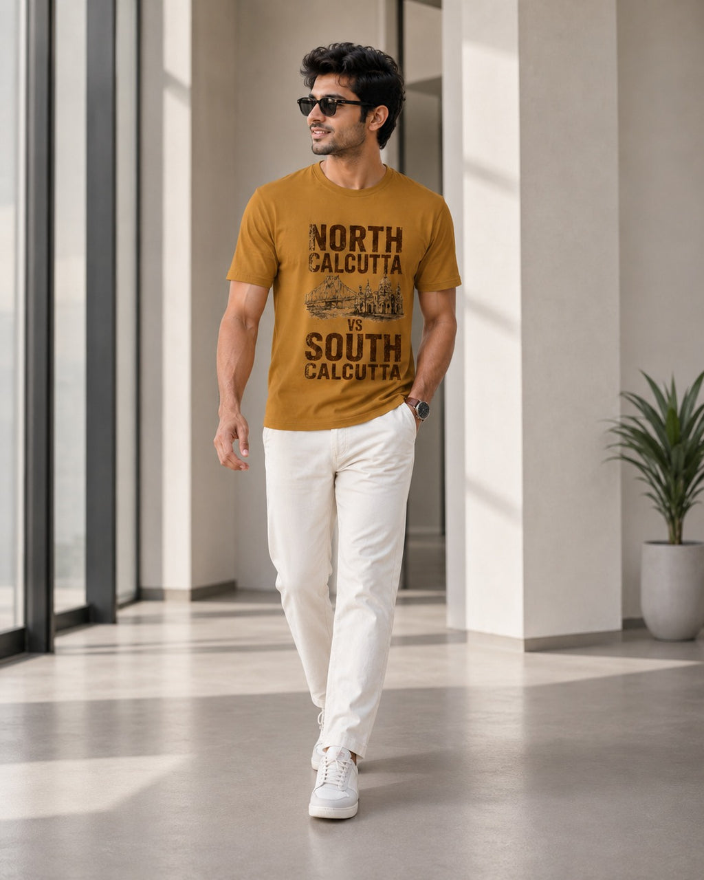 North Calcutta vs South Calcutta Graphic T-Shirt