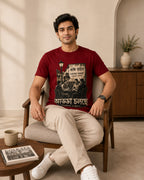 Coffee House Adda Cholche Kolkata Graphic T-Shirt