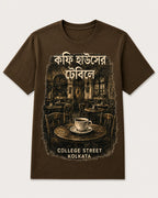 Coffee Houser Table College Street Kolkata Graphic T-Shirt