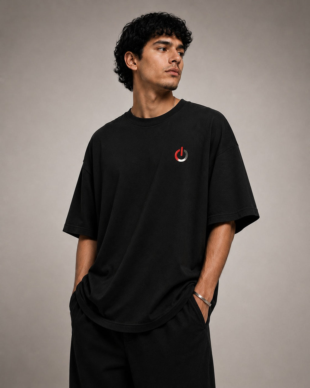 Offline Mode Oversized Graphic T-Shirt | Disconnect to Reconnect | Premium Cotton Streetwear Tee