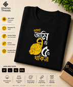 Bangla Attitude Graphic T-Shirt – Black