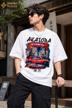 AKATORA Tokyo Street Story – 210 GSM Oversized T-Shirt