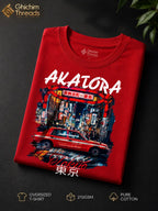 AKATORA Tokyo Street Story – 210 GSM Oversized T-Shirt
