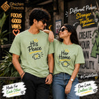 His Peace Her Home – Couple Matching T-Shirt Set ❤️