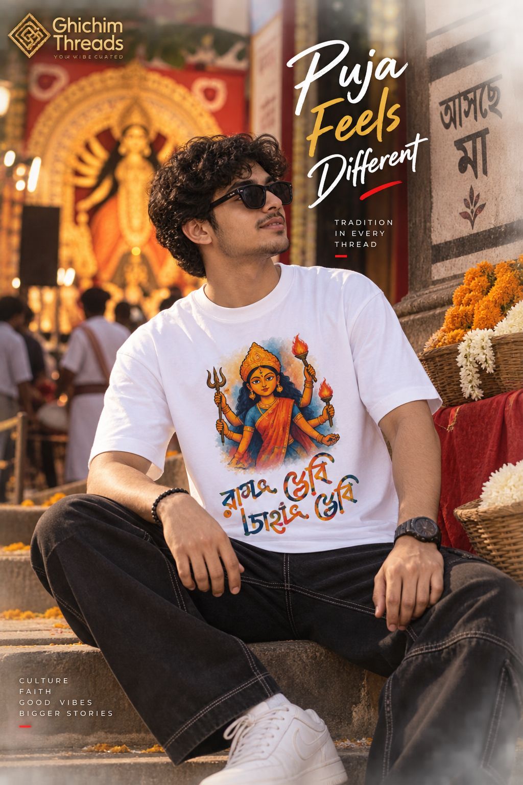 Same Roots. Fresh Fits. Pure Puja Vibes. ❤️‍🔥