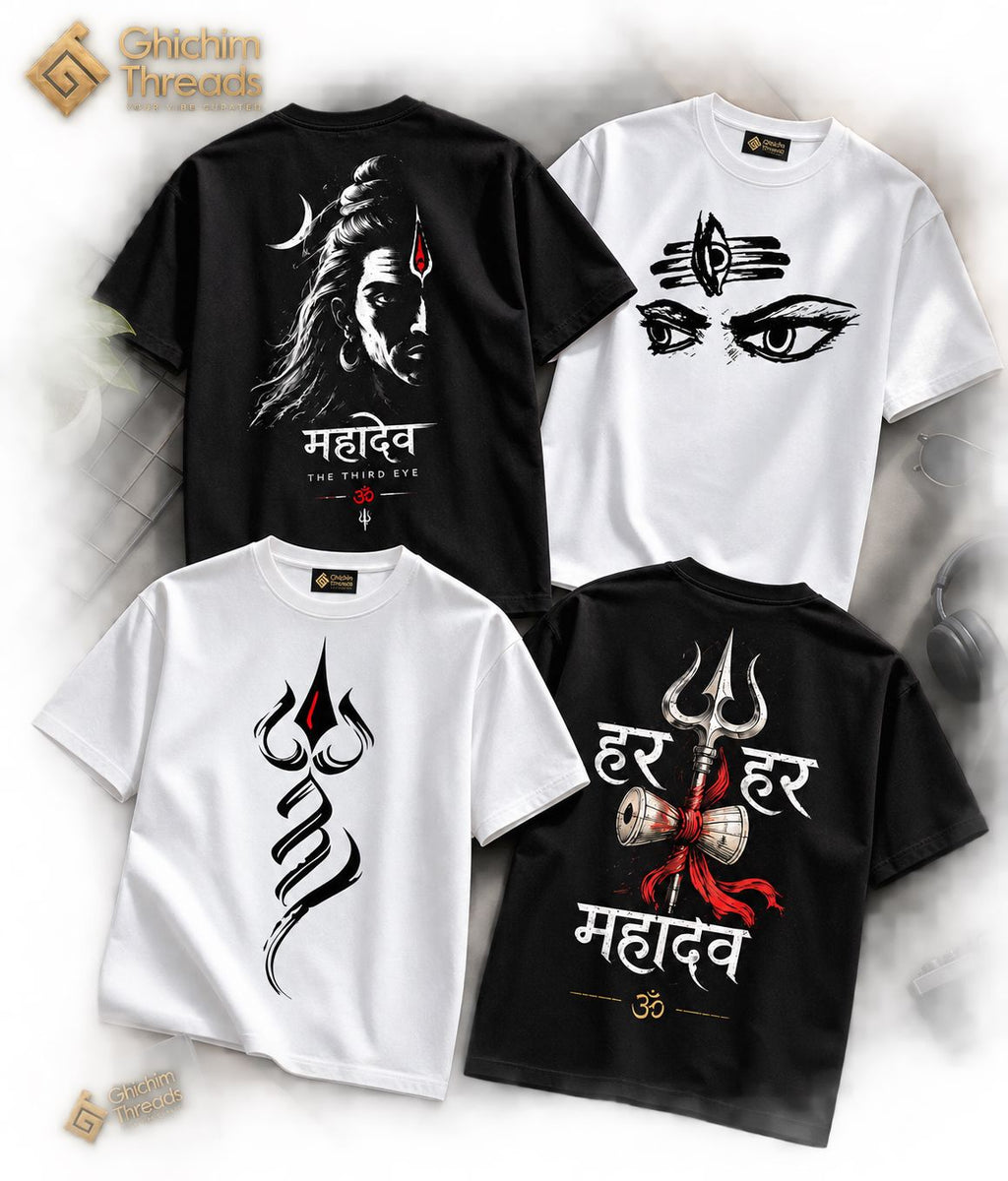 🔱 Mahadev Divine Collection — Regular Fit T-Shirt