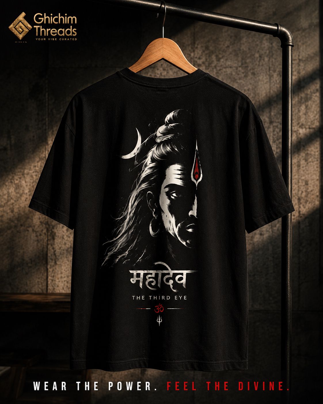 🔱 Mahadev Divine Collection — Regular Fit T-Shirt Secondary image