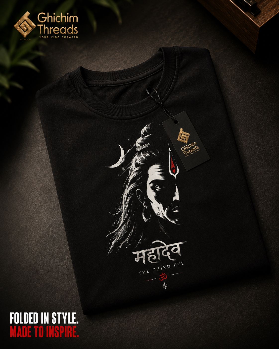 🔱 Mahadev Divine Collection — Regular Fit T-Shirt