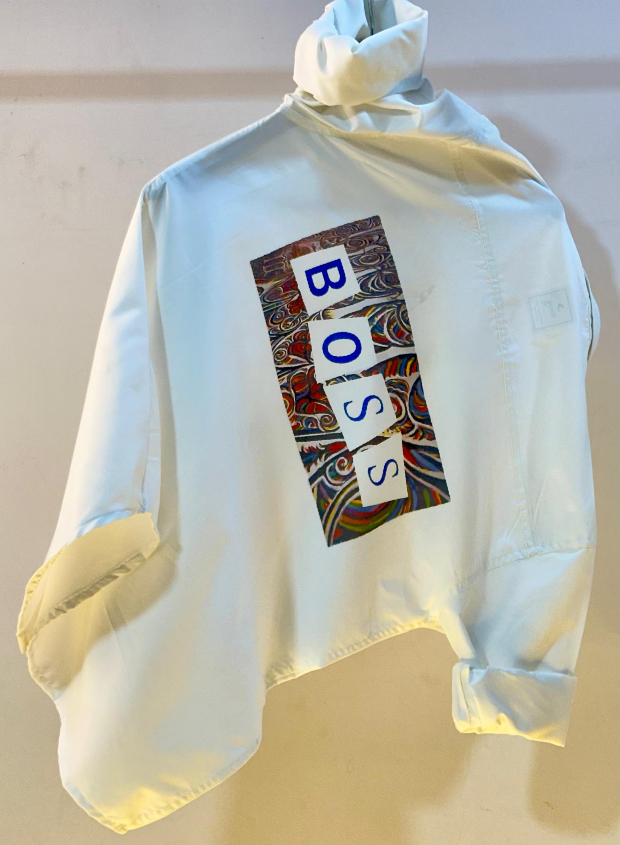 Men Regular Fit Boss Printed Casual Shirt Secondary image